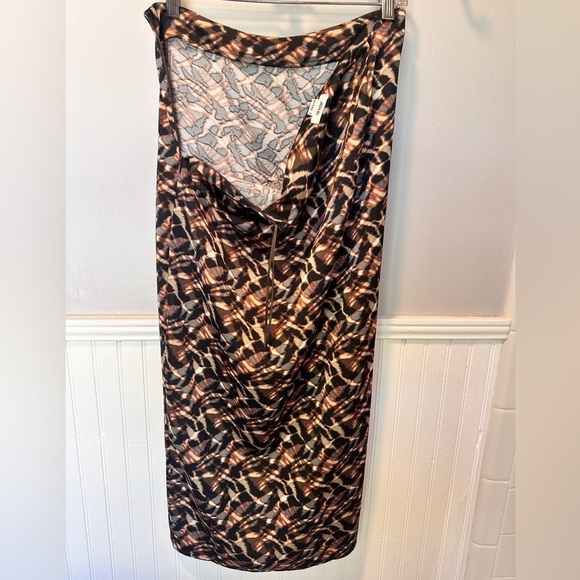 JASON WU Animal Print Midi Length Skirt Size: M - Picture 6 of 14
